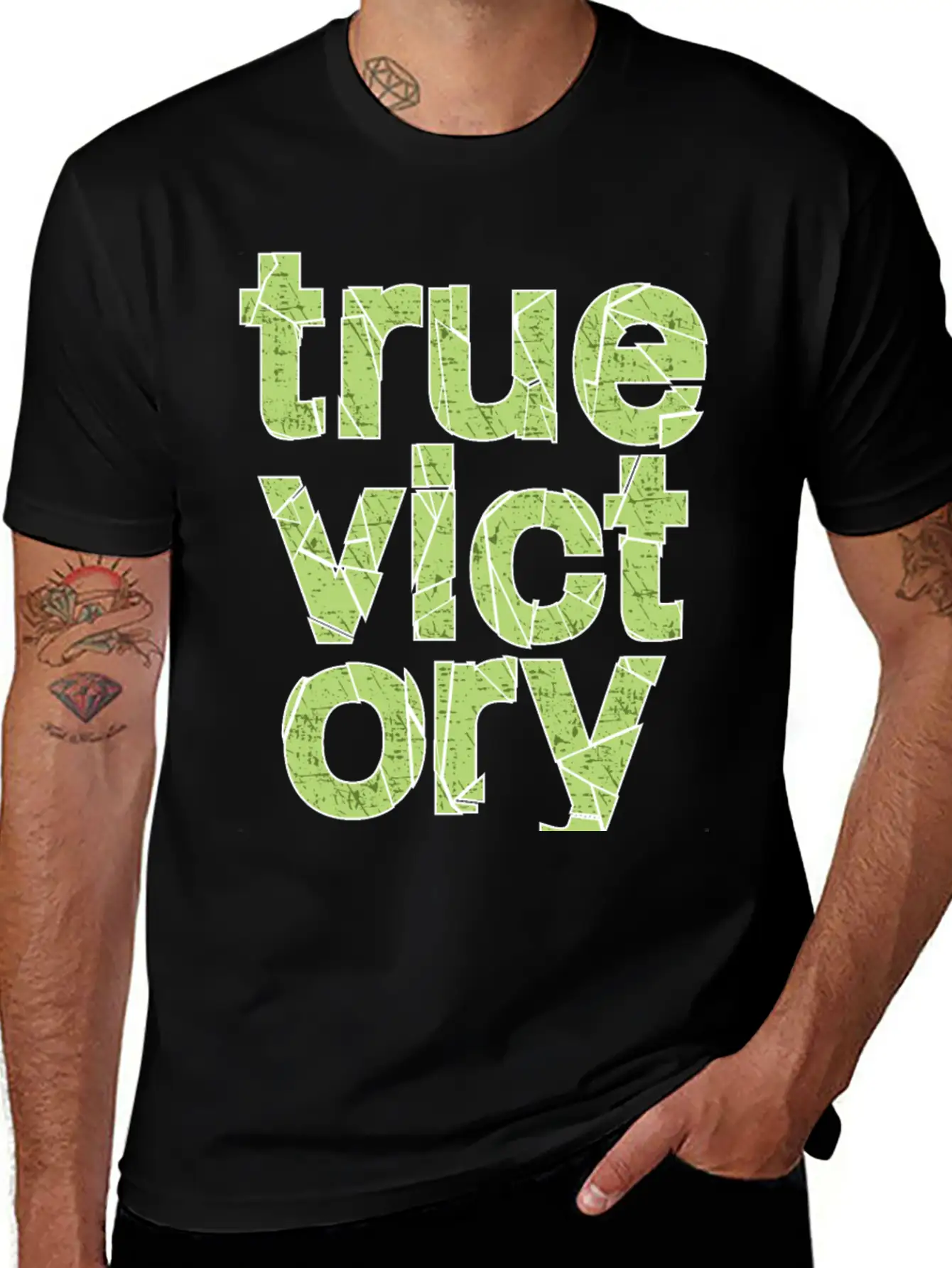 True Victory Lightweight Cotton T-Shirt – Daily Comfort Graphic Shirt