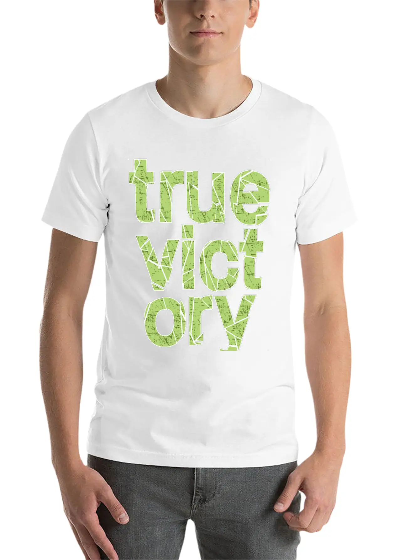 True Victory Lightweight Cotton T-Shirt – Daily Comfort Graphic Shirt