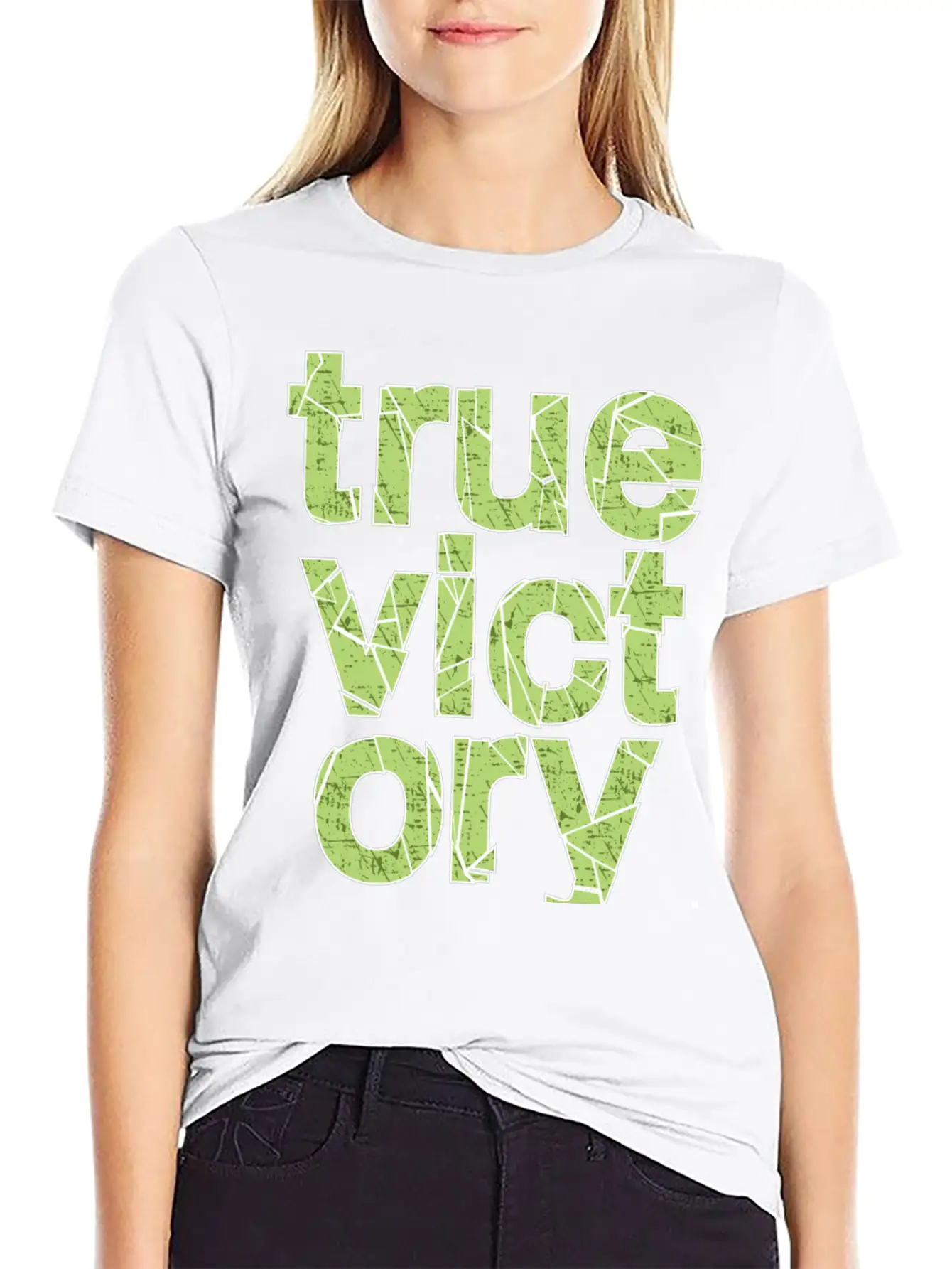 True Victory Lightweight Cotton T-Shirt – Daily Comfort Graphic Shirt