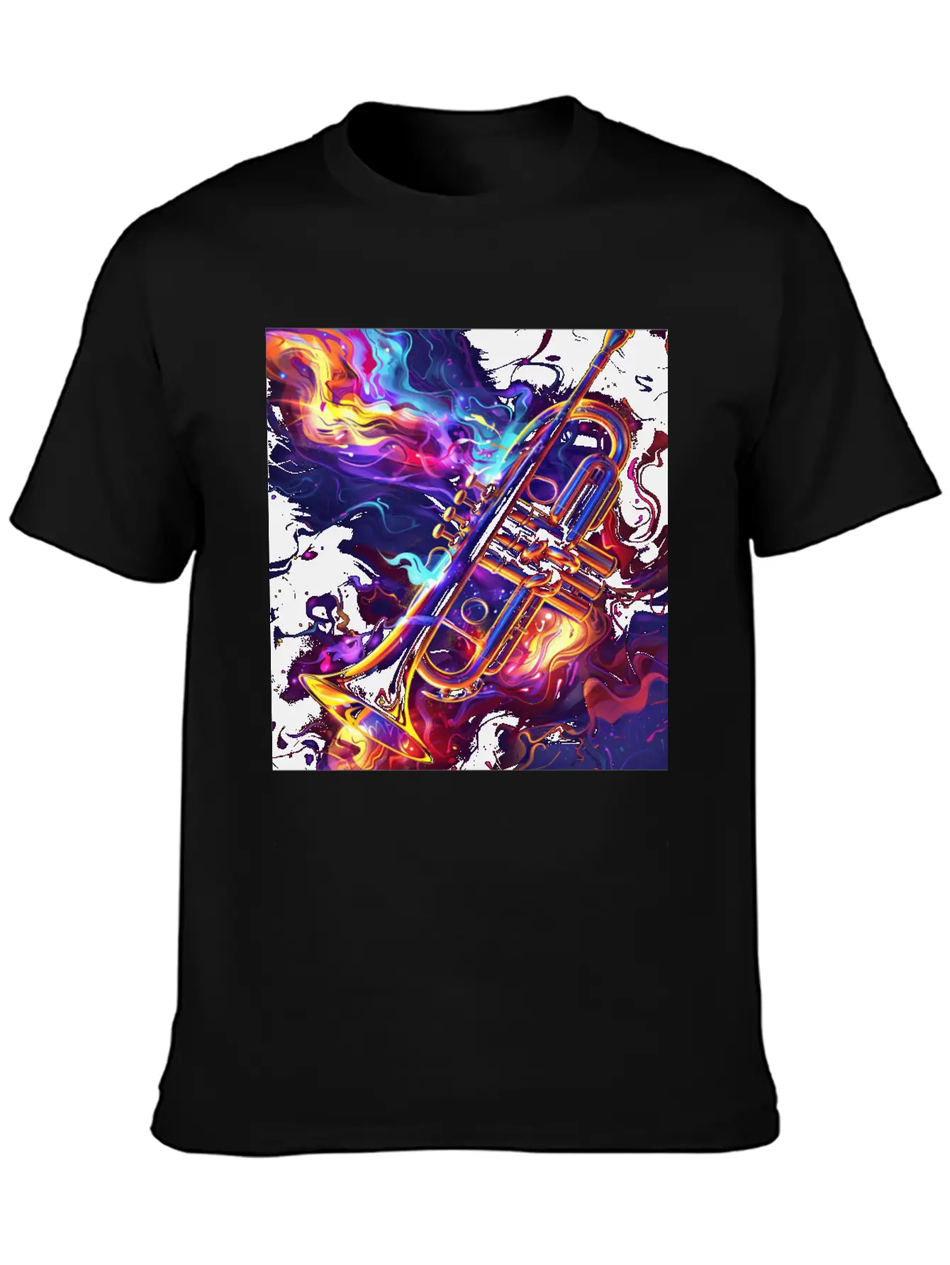 Trumpet Lightweight Cotton T-Shirt – Daily Comfort Graphic Shirt