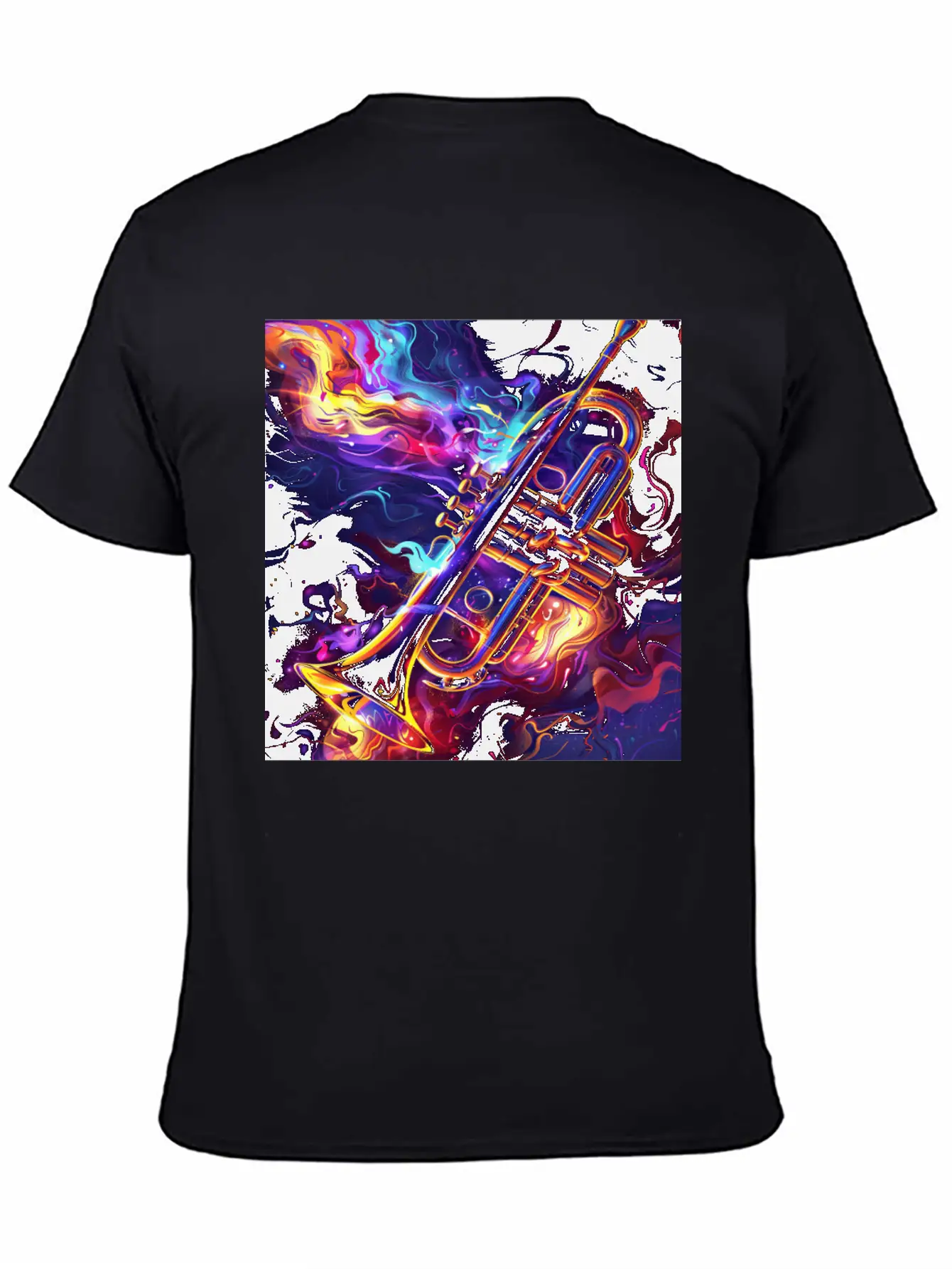 Trumpet Lightweight Cotton T-Shirt – Daily Comfort Graphic Shirt
