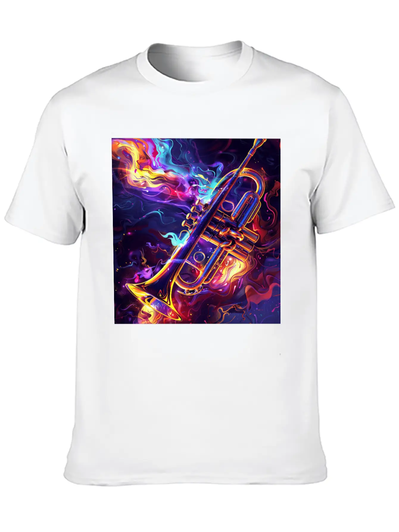 Trumpet Lightweight Cotton T-Shirt – Daily Comfort Graphic Shirt