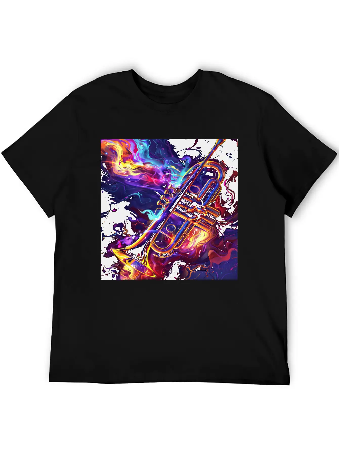 Trumpet Lightweight Cotton T-Shirt – Daily Comfort Graphic Shirt