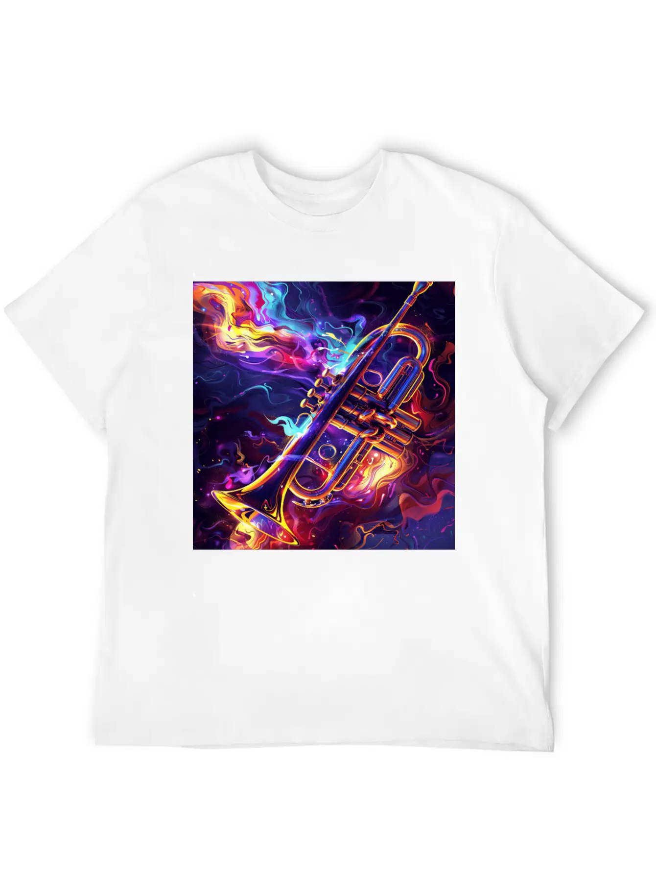 Trumpet Lightweight Cotton T-Shirt – Daily Comfort Graphic Shirt