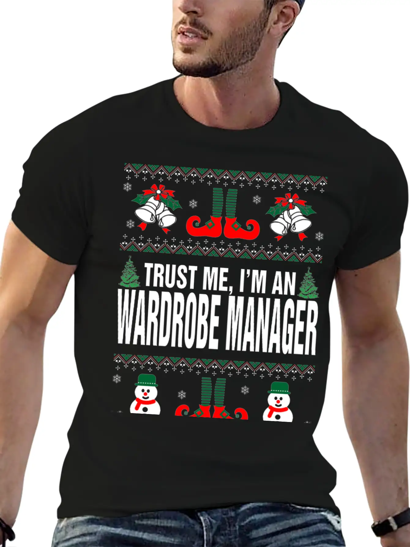 Trust Me, I'M An Wardrobe Manager Lightweight Cotton T-Shirt – Daily Comfort Graphic Shirt