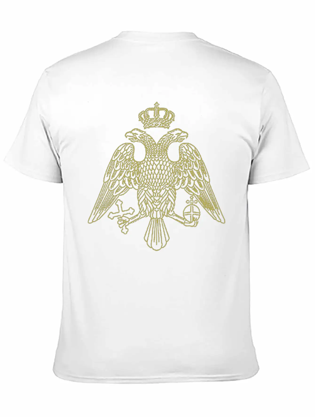 Two-headed Eagle Lightweight Cotton T-Shirt – Daily Comfort Graphic Shirt