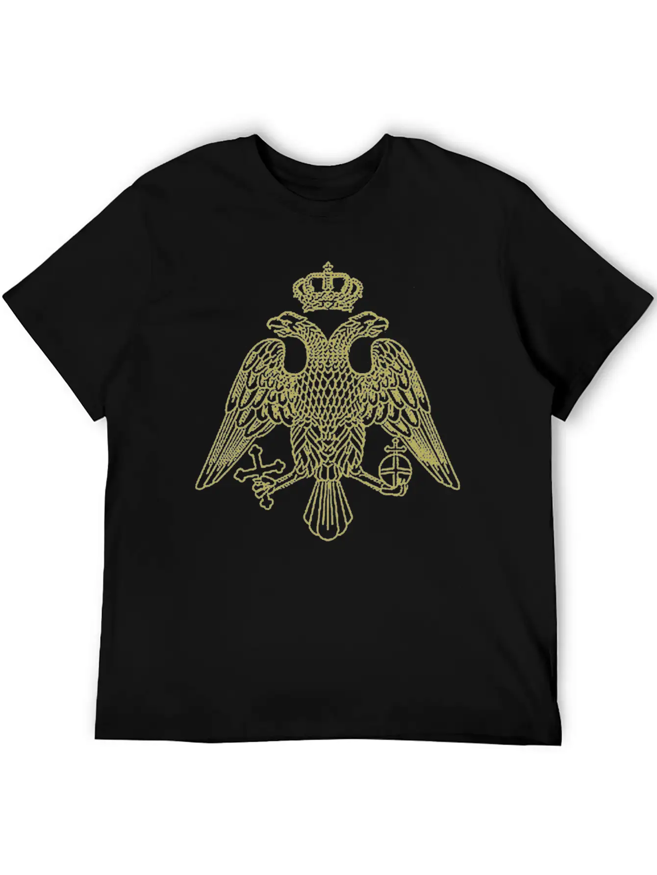 Two-headed Eagle Lightweight Cotton T-Shirt – Daily Comfort Graphic Shirt