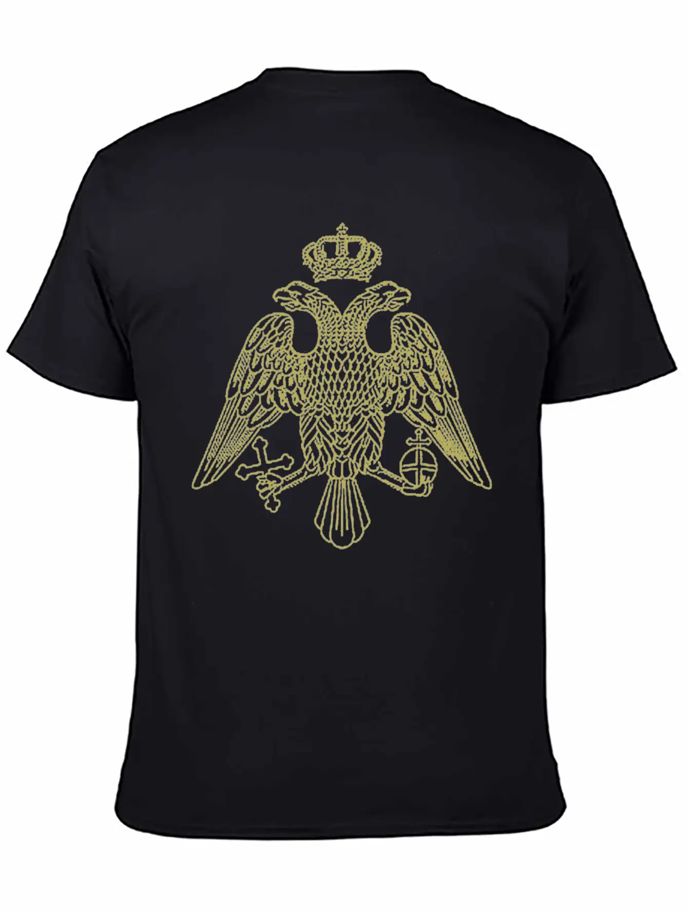 Two-headed Eagle Lightweight Cotton T-Shirt – Daily Comfort Graphic Shirt