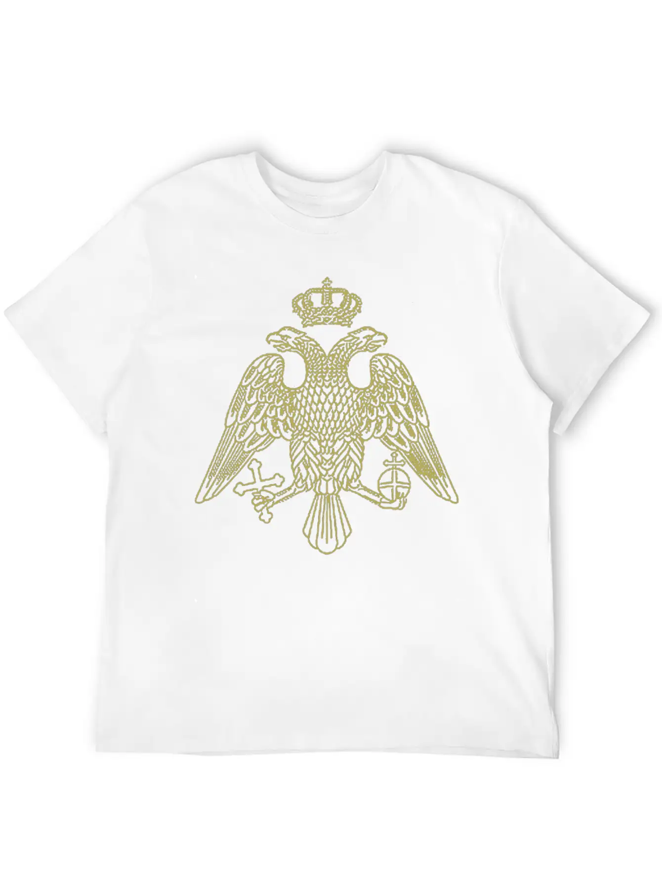 Two-headed Eagle Lightweight Cotton T-Shirt – Daily Comfort Graphic Shirt