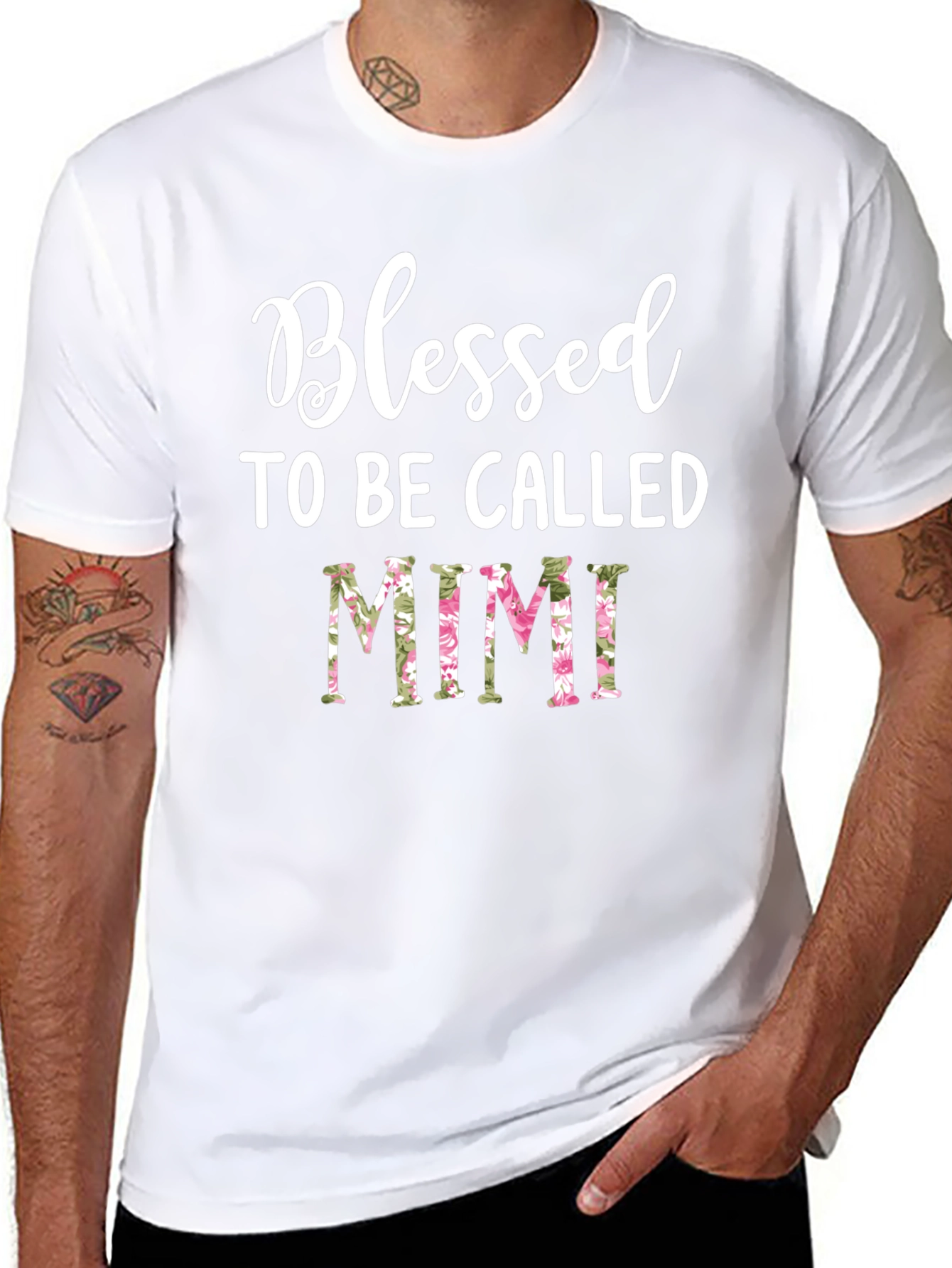 Blessed Mimi Floral Graphic T-Shirt