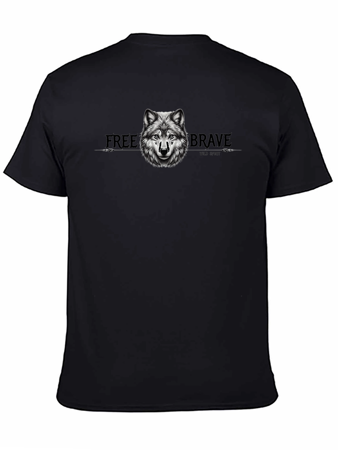 Wolf Graphic Tee - Free & Brave T-Shirt