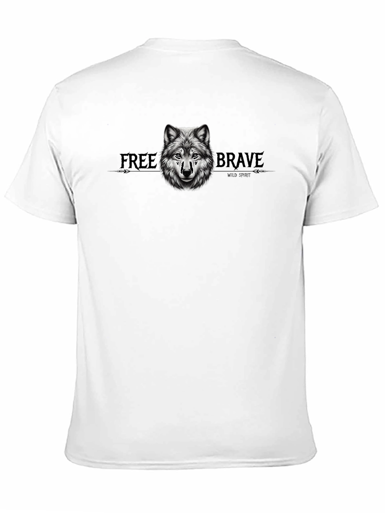 Wolf Graphic Tee - Free & Brave T-Shirt