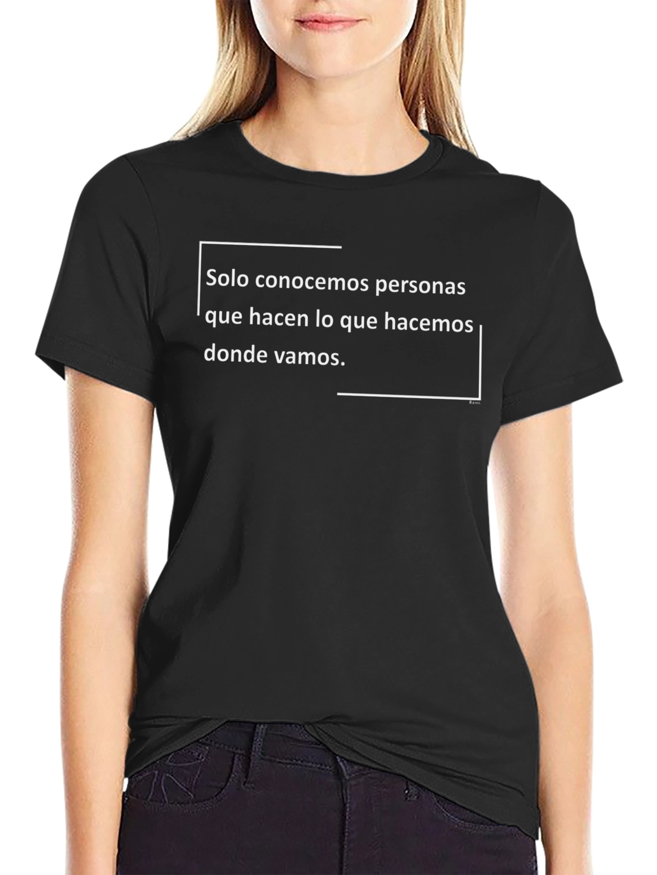 Statement T-Shirt: Solo conocemos personas