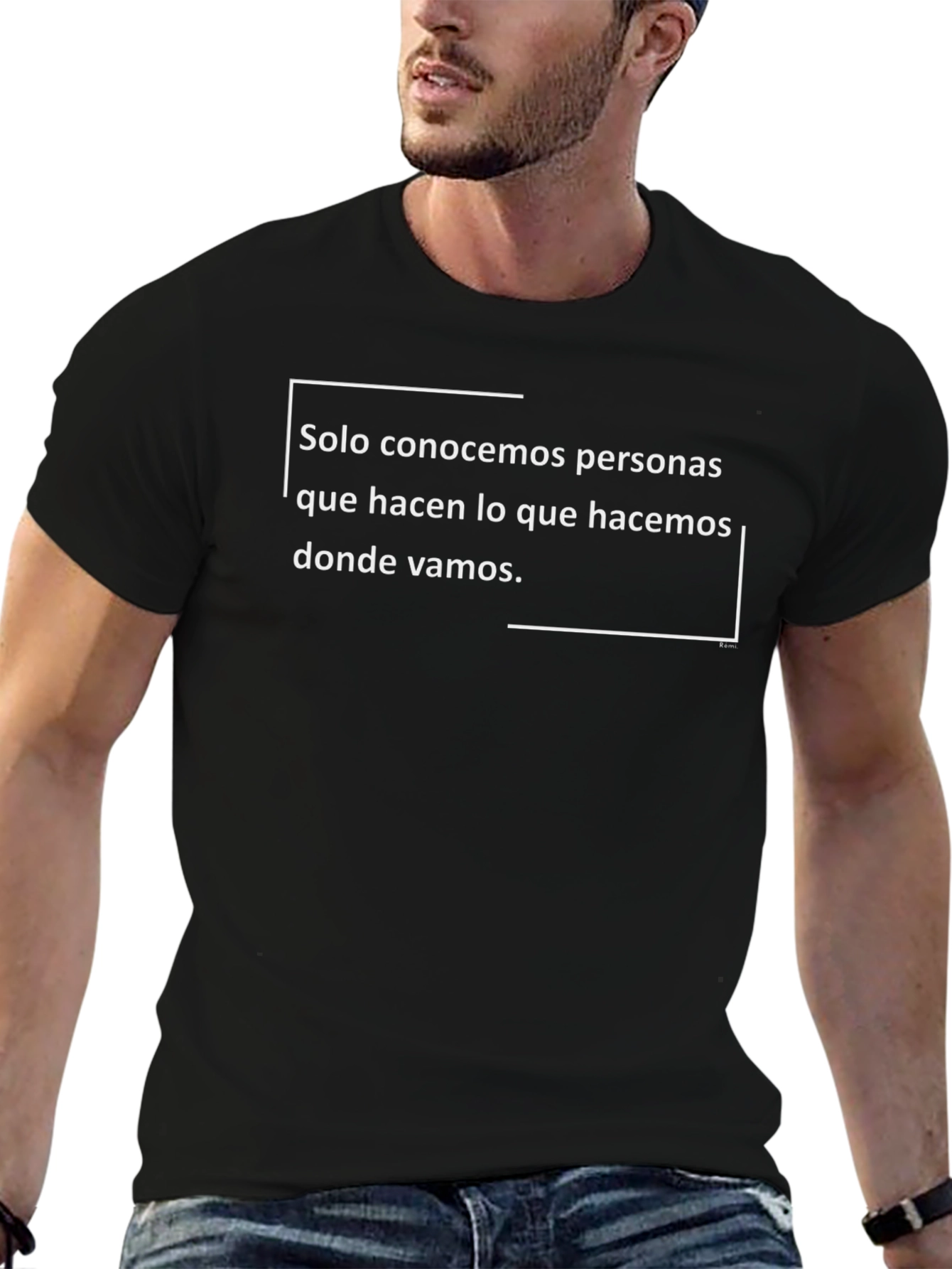 Statement T-Shirt: Solo conocemos personas