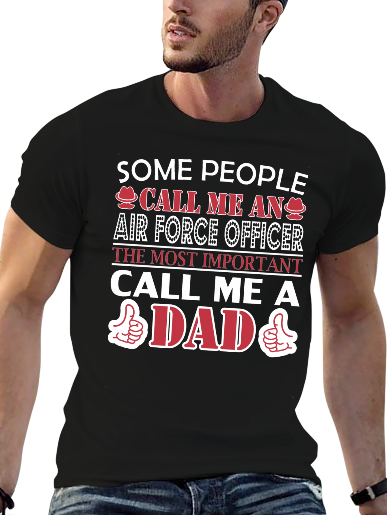 Air Force Officer Dad T-Shirt