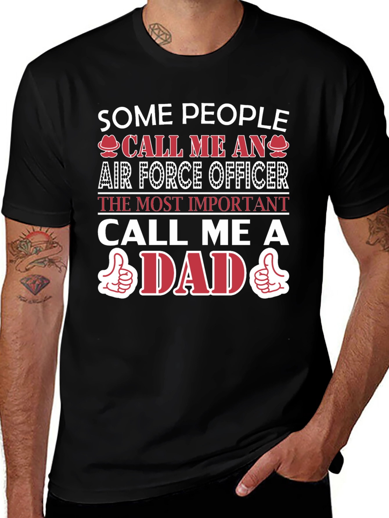 Air Force Officer Dad T-Shirt