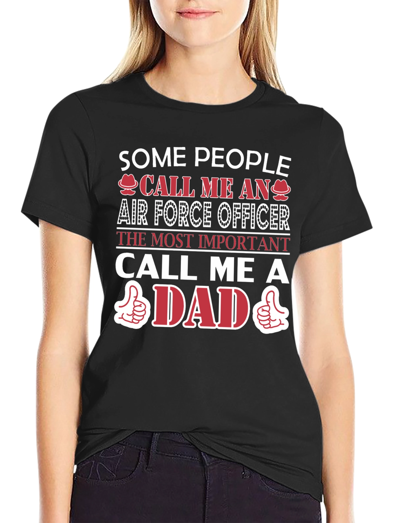 Air Force Officer Dad T-Shirt