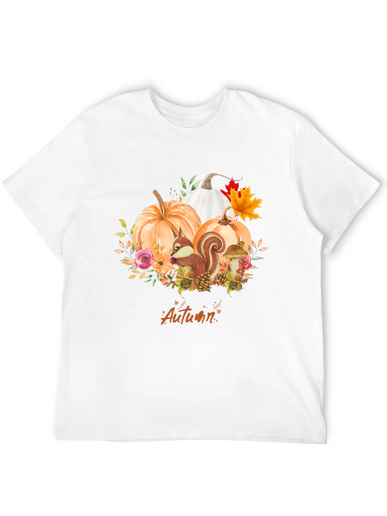 Autumn Squirrel Graphic Tee