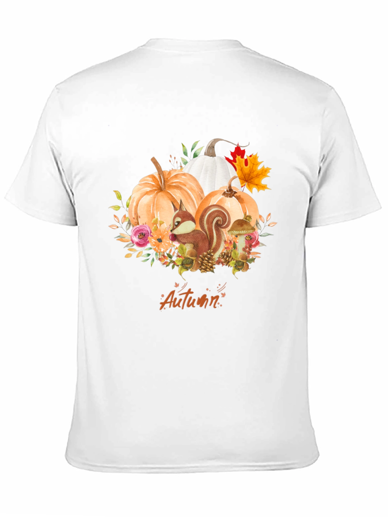 Autumn Squirrel Graphic Tee