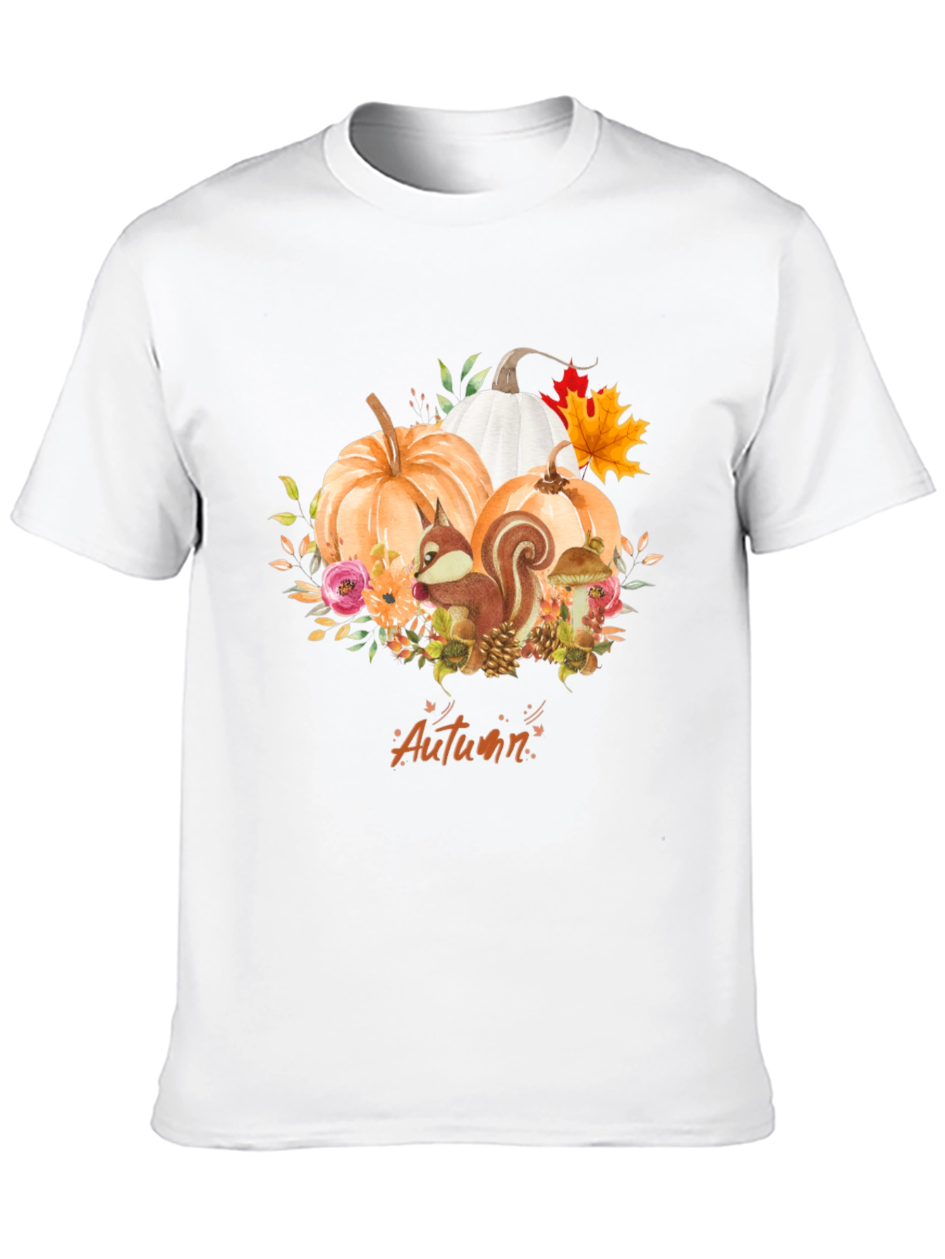 Autumn Squirrel Graphic Tee
