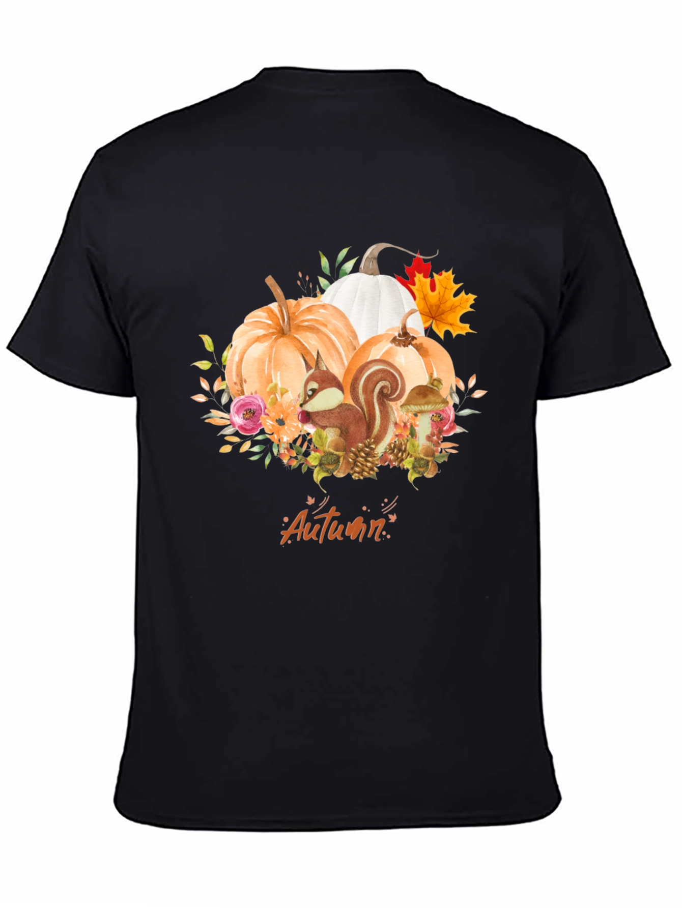 Autumn Squirrel Graphic Tee