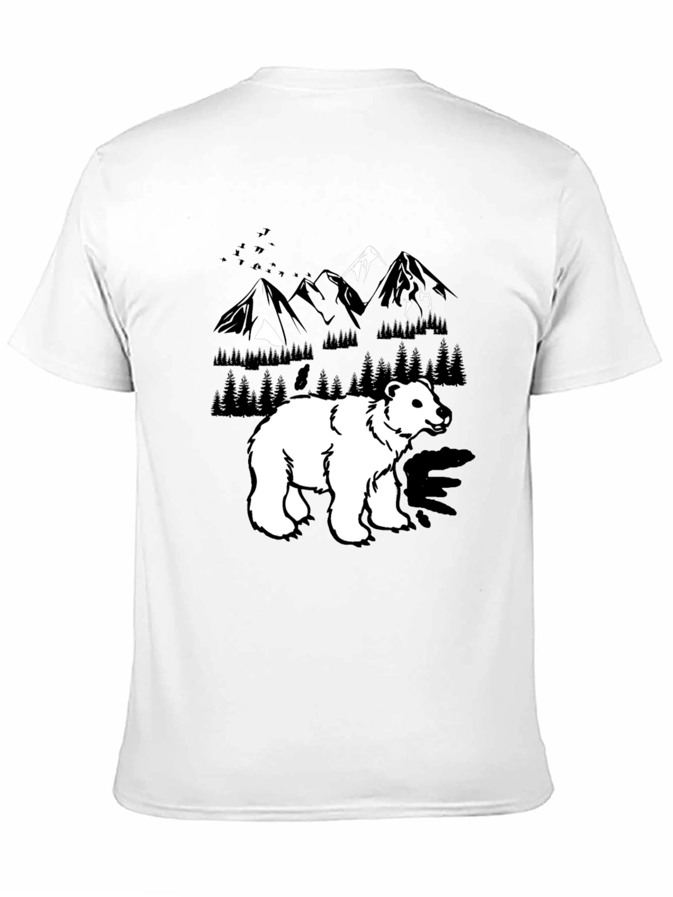 Bear Mountain Graphic Tee - Black