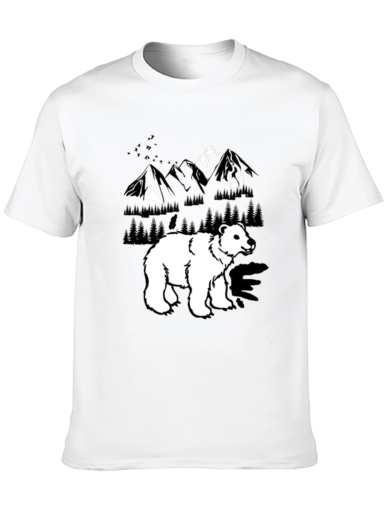 Bear Mountain Graphic Tee - Black