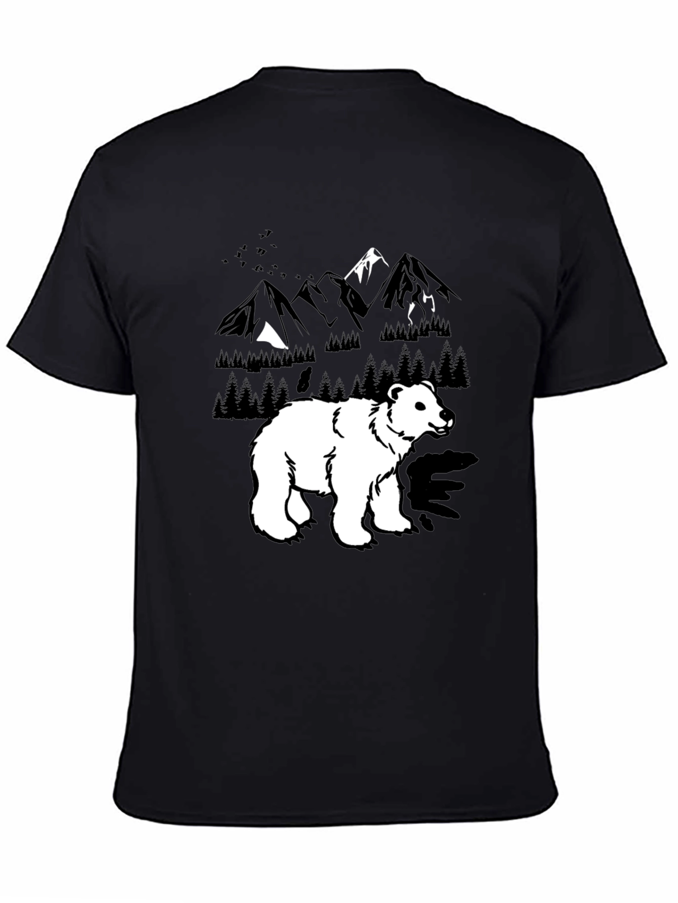 Bear Mountain Graphic Tee - Black