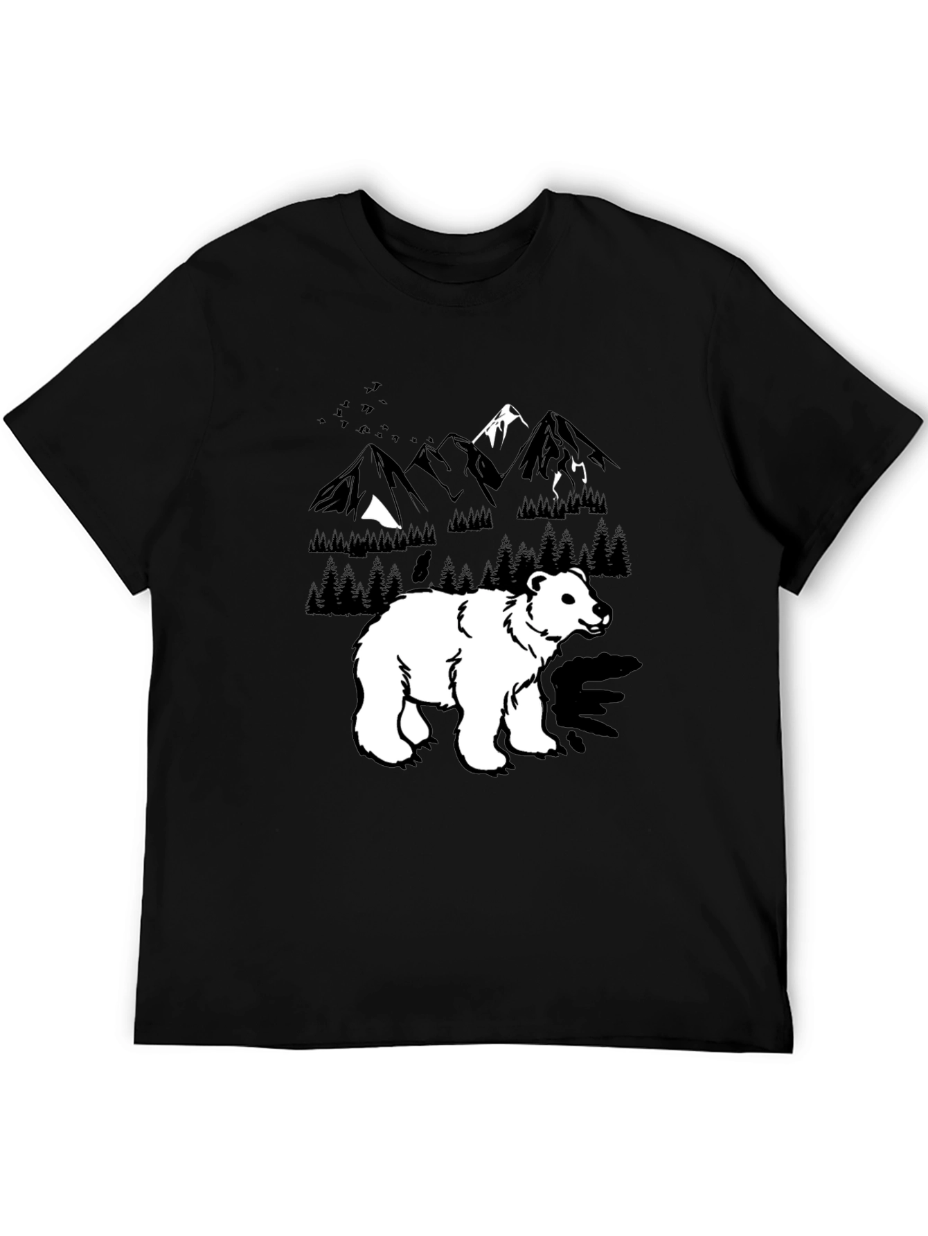 Bear Mountain Graphic Tee - Black