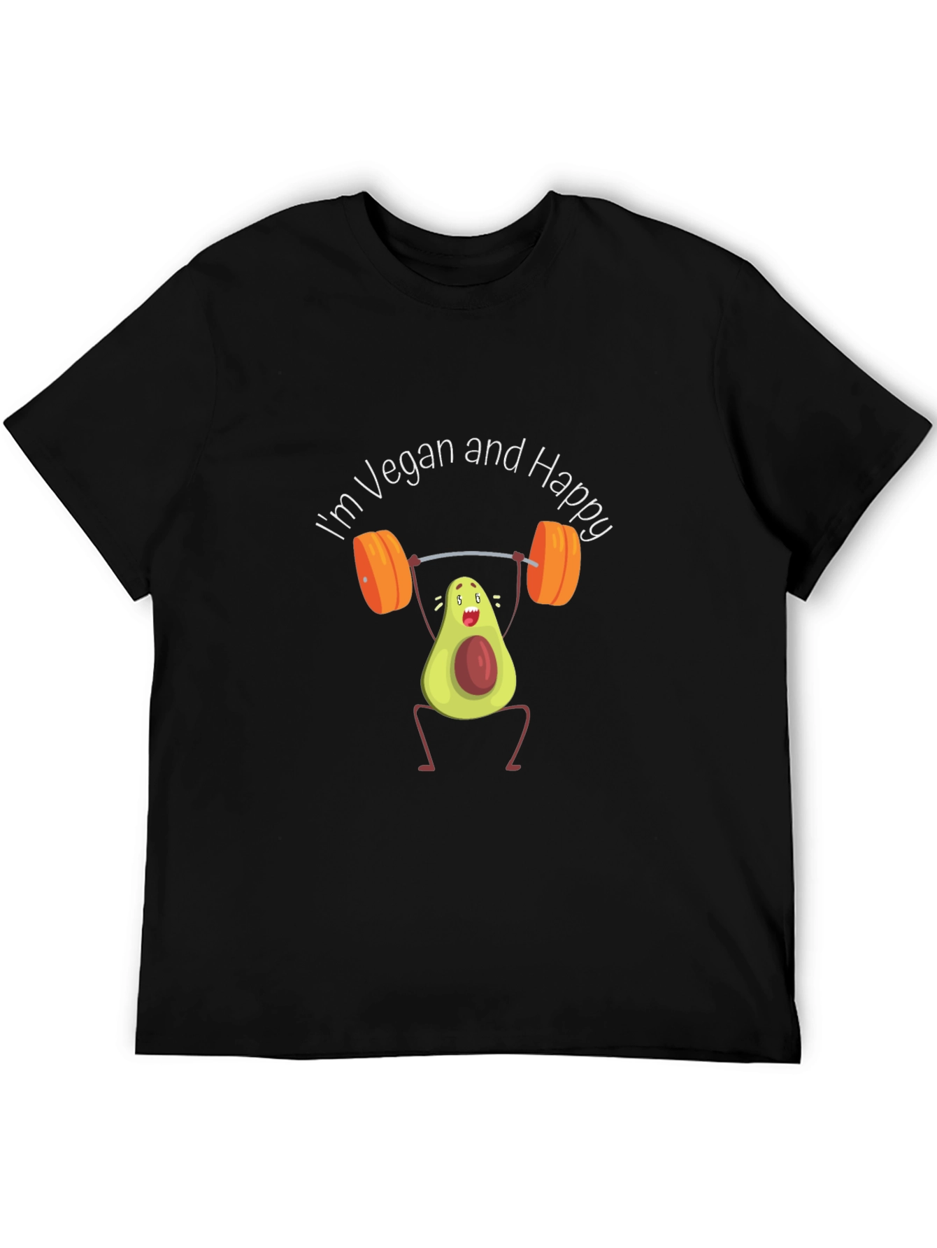 Vegan Avocado Weightlifting T-Shirt