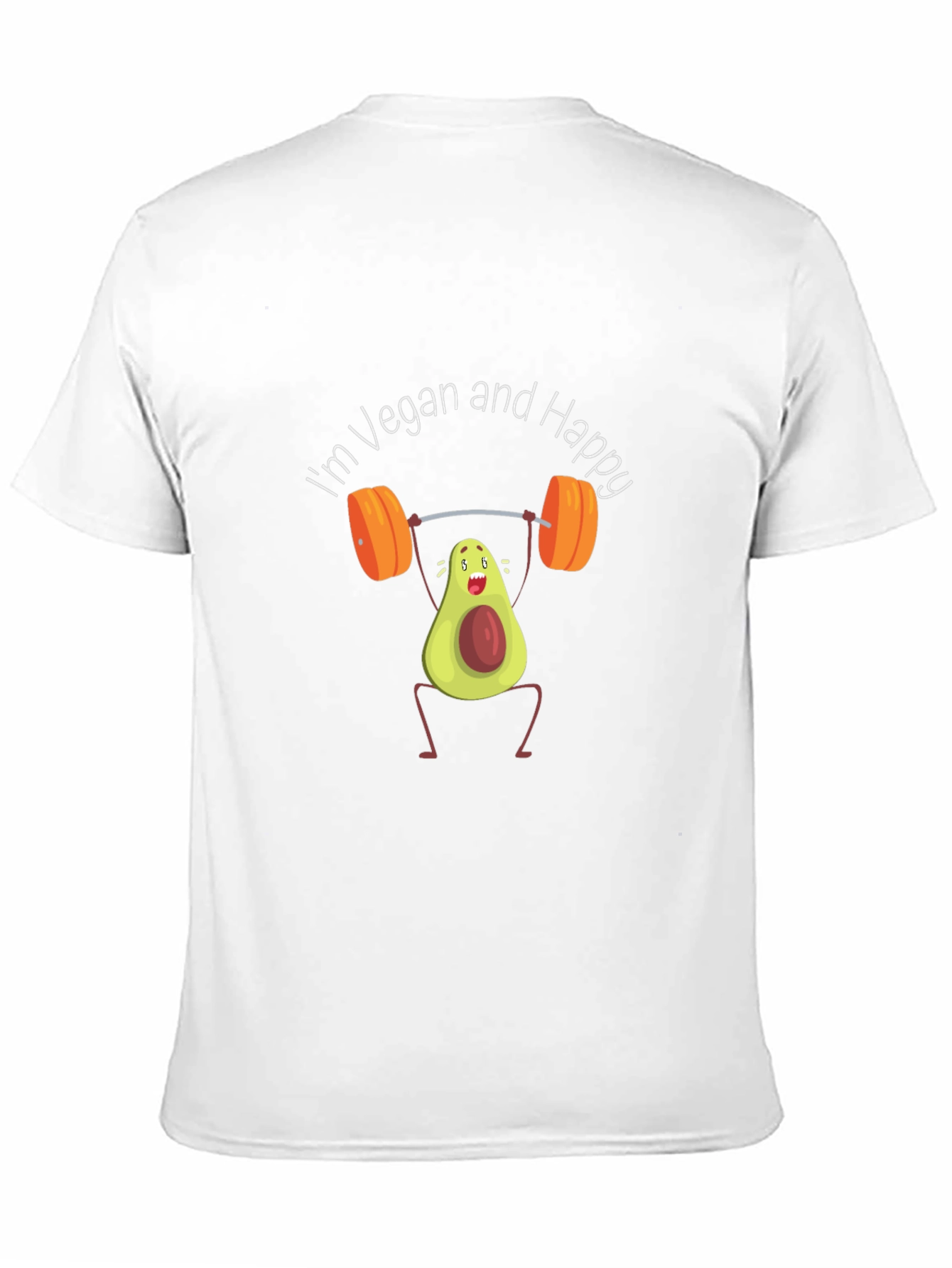 Vegan Avocado Weightlifting T-Shirt