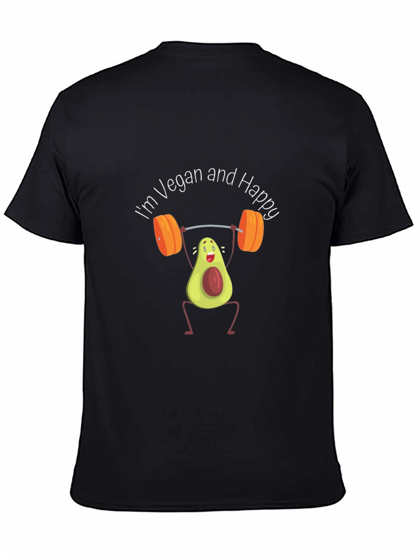 Vegan Avocado Weightlifting T-Shirt