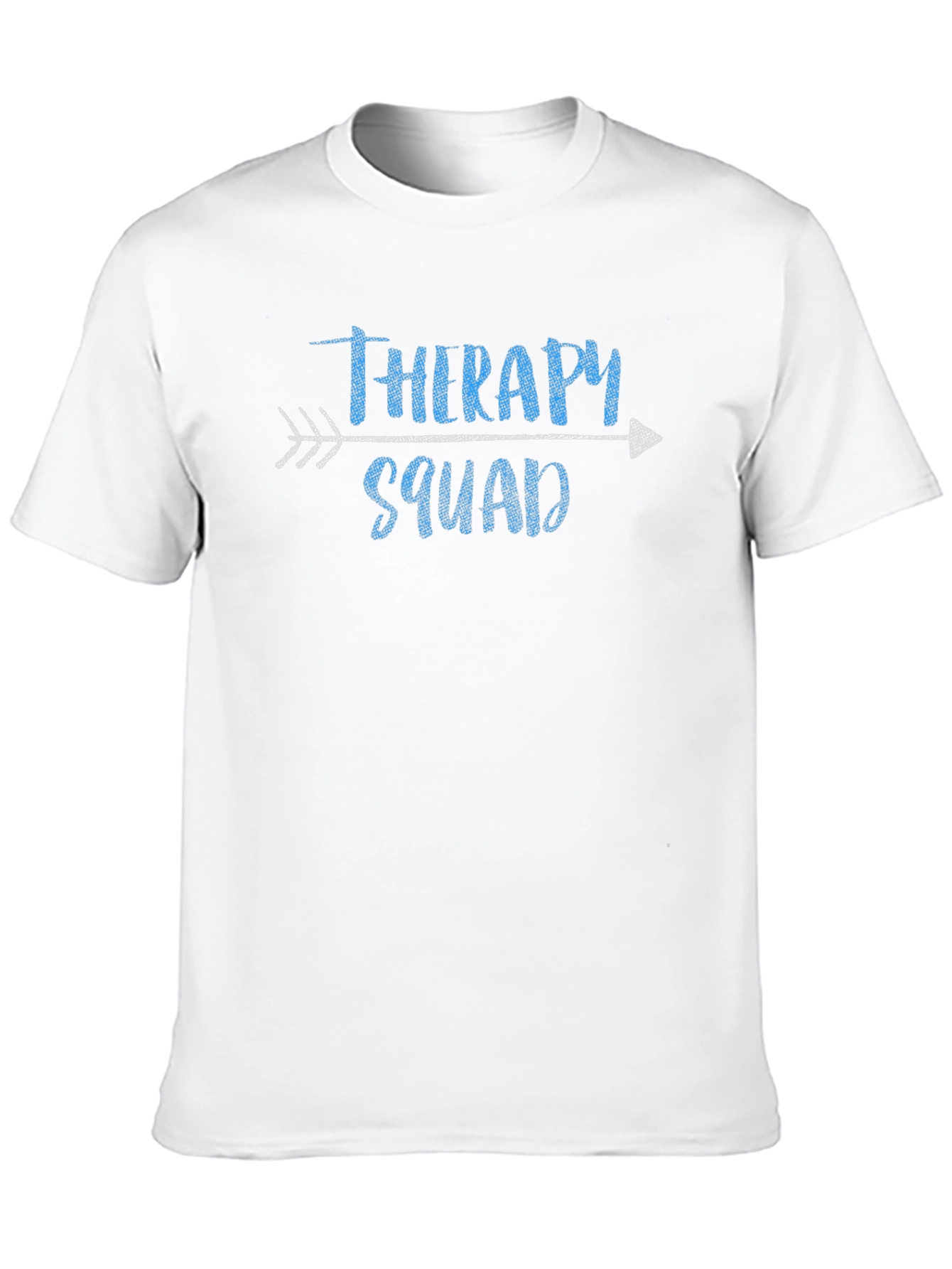Therapy Squad Arrow T-Shirt - Black Crew Neck Tee