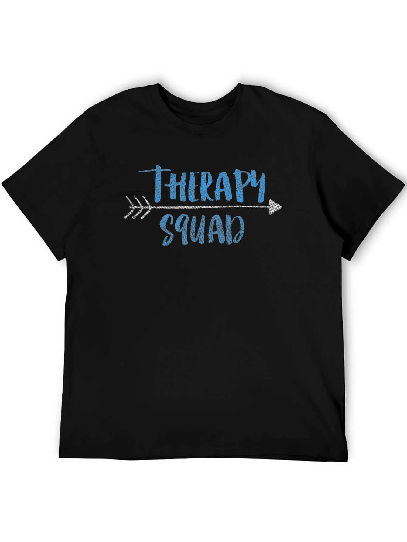 Therapy Squad Arrow T-Shirt - Black Crew Neck Tee
