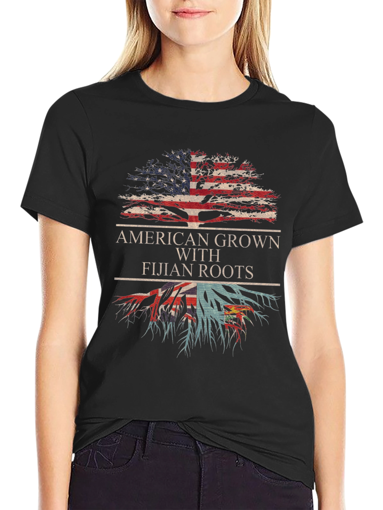 American Grown with Fijian Roots T-Shirt