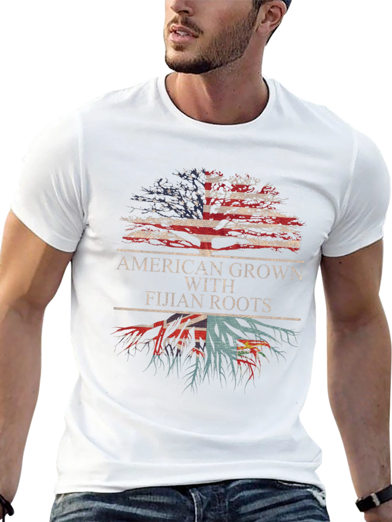 American Grown with Fijian Roots T-Shirt