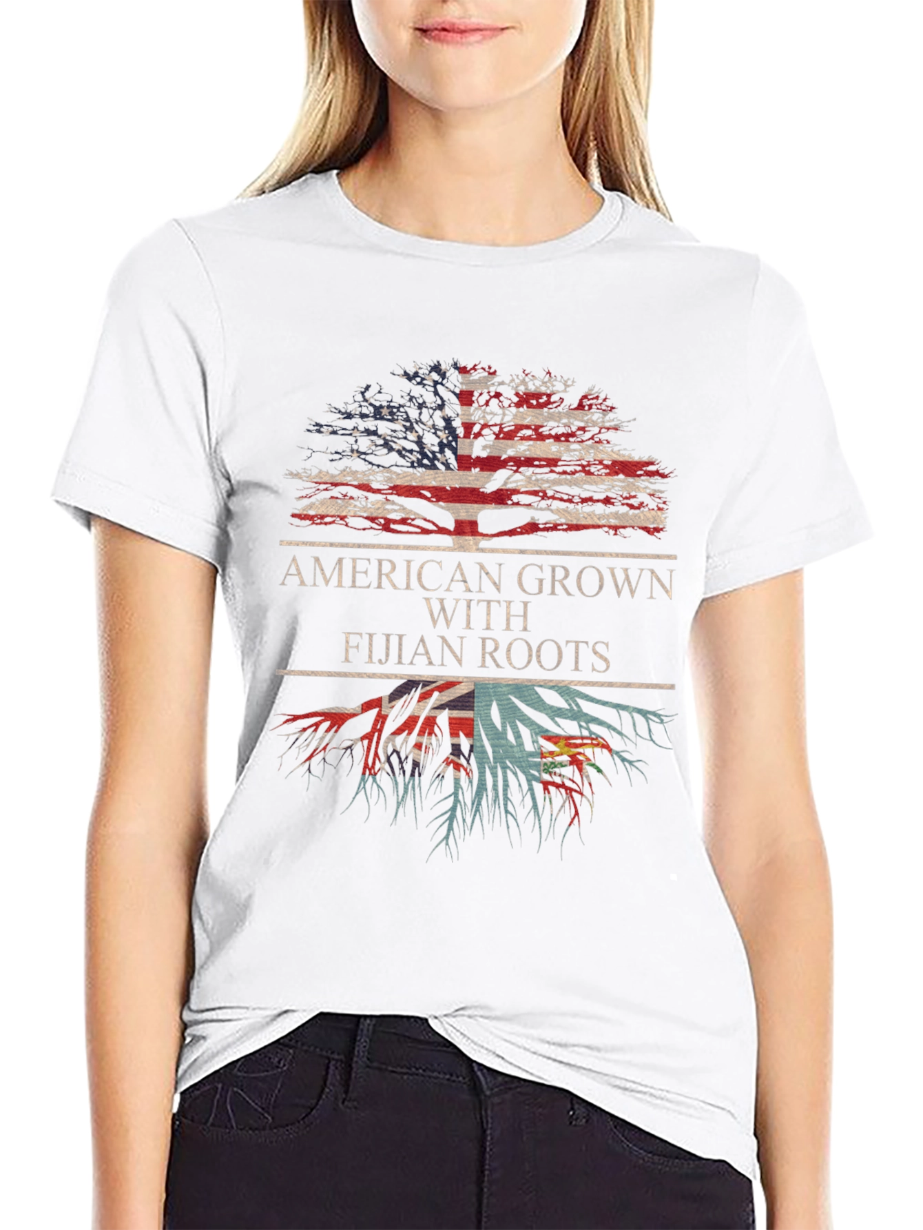 American Grown with Fijian Roots T-Shirt