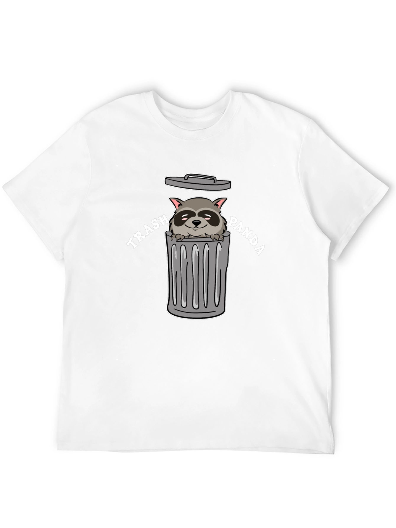 Trash Panda T-Shirt: Cute Raccoon in Can Tee