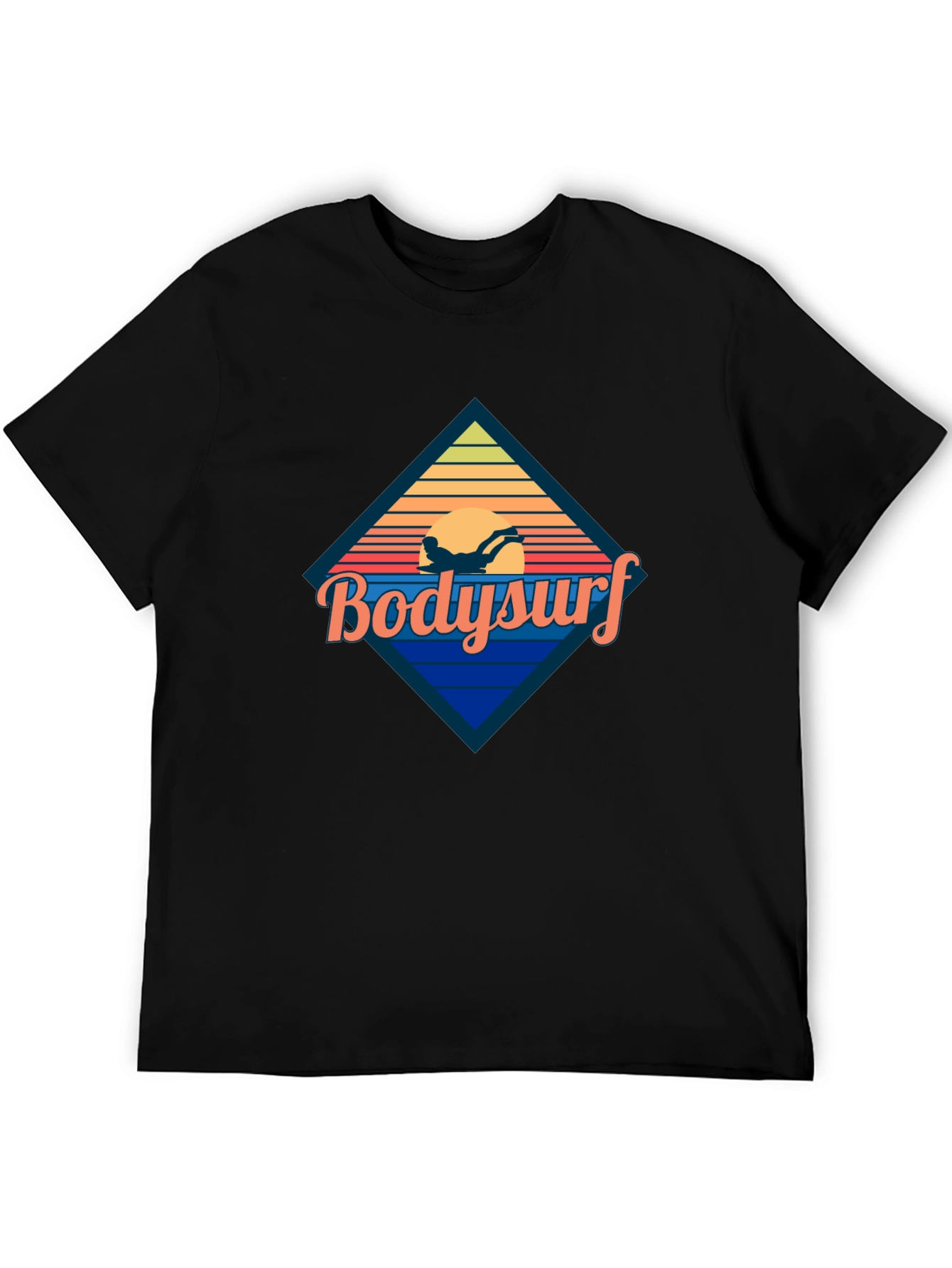 Bodysurf Retro Graphic Tee - Black