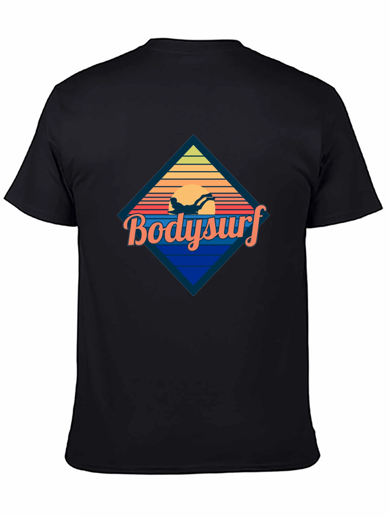 Bodysurf Retro Graphic Tee - Black