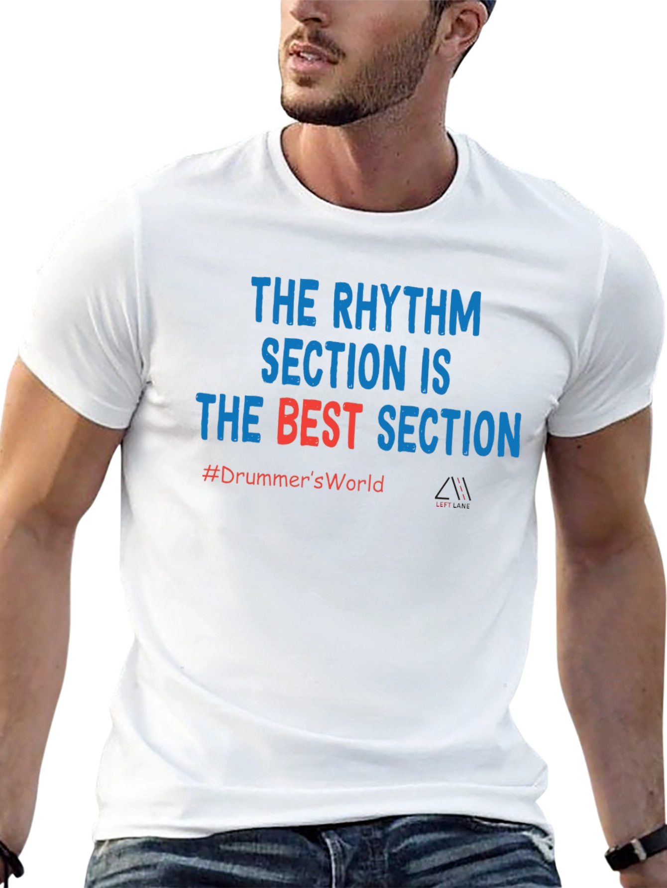 Rhythm Section Drummer Graphic Tee