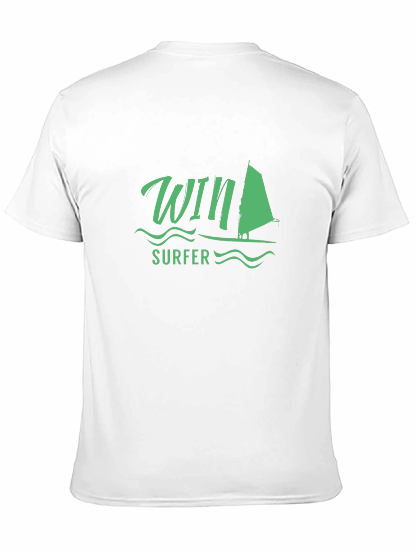 Win Surfer T-Shirt - Black Casual Tee