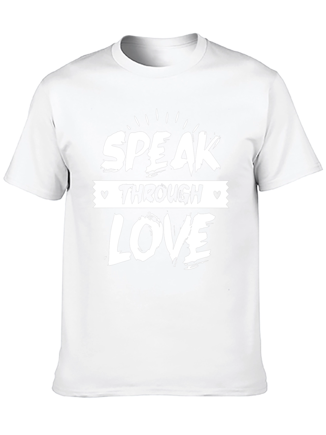 Speak Through Love Graphic Tee - Black