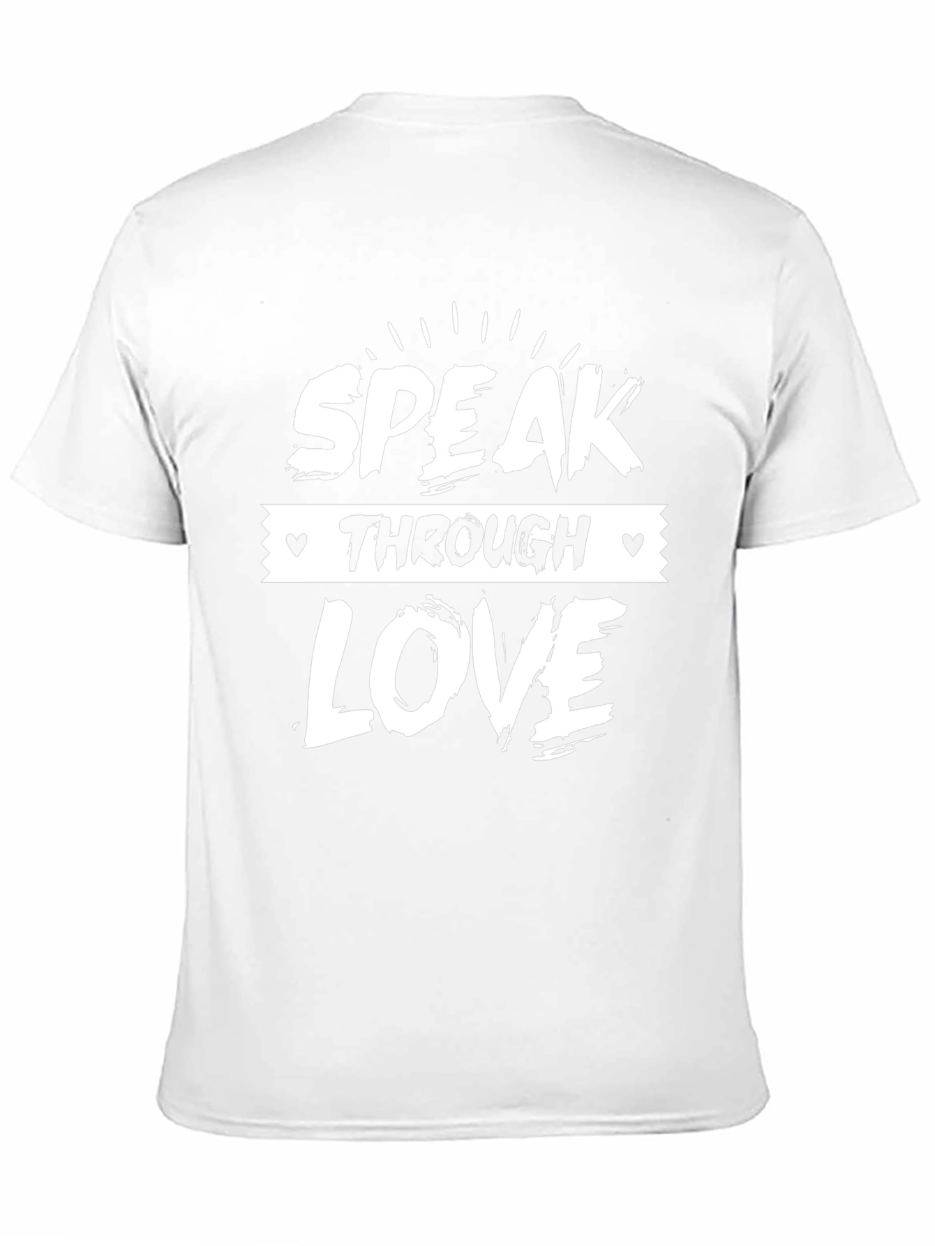 Speak Through Love Graphic Tee - Black