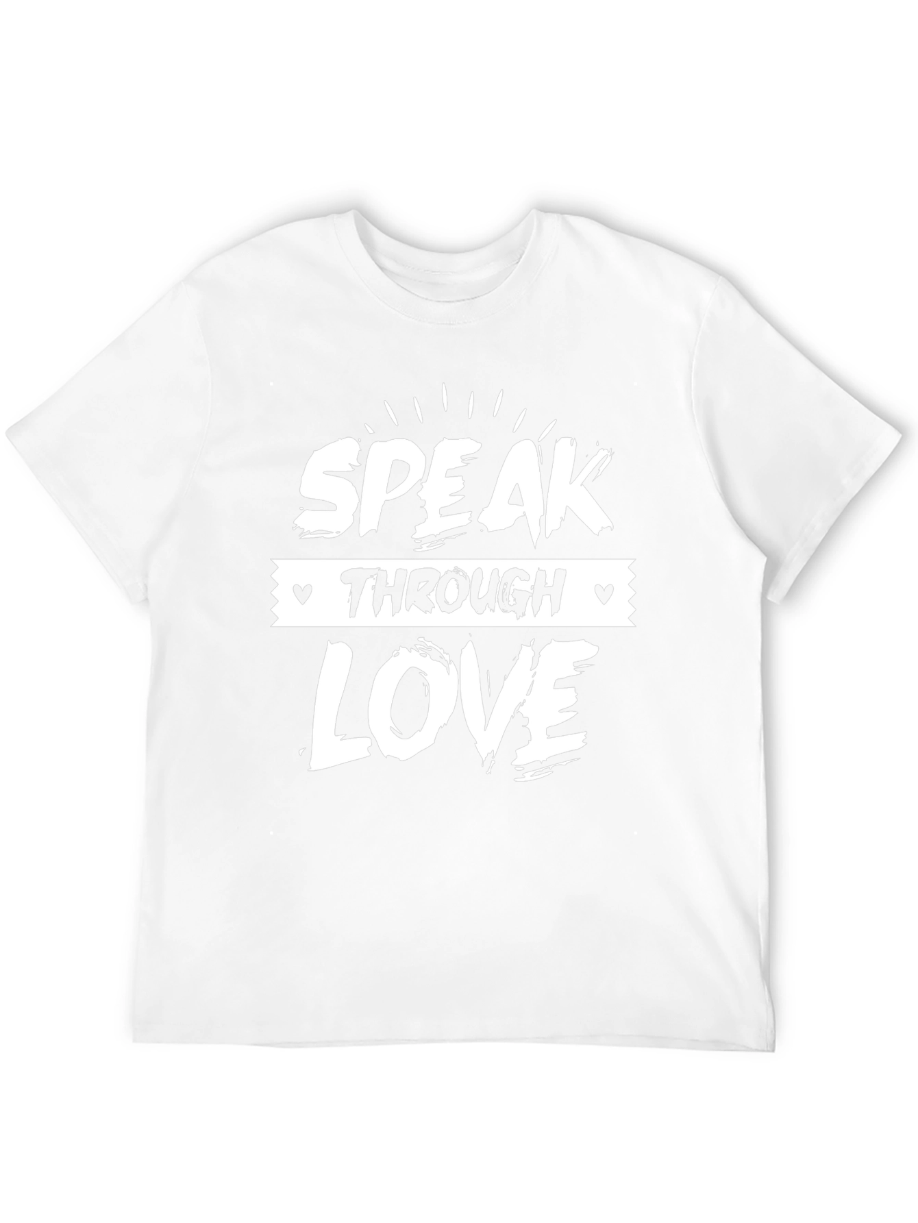 Speak Through Love Graphic Tee - Black