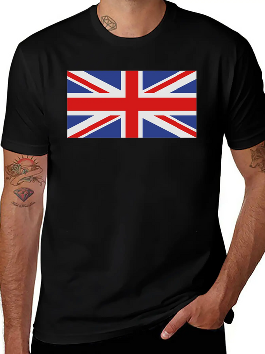Uk Flag Lightweight Cotton T-Shirt – Daily Comfort Graphic Shirt