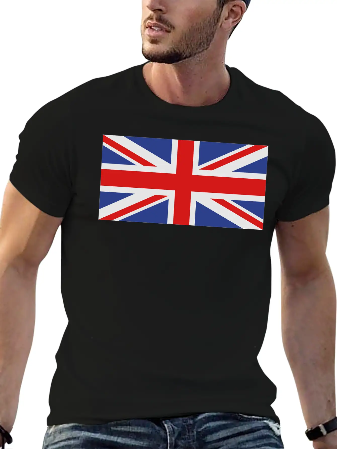 Uk Flag Lightweight Cotton T-Shirt – Daily Comfort Graphic Shirt