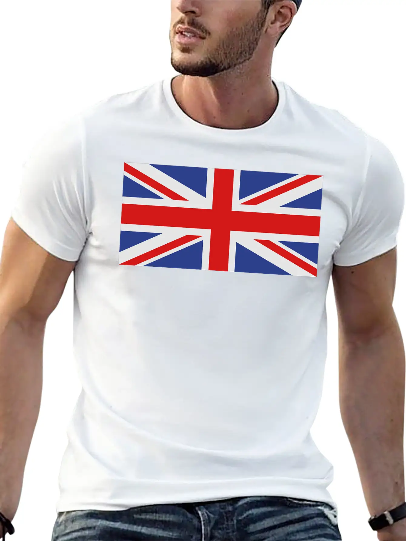Uk Flag Lightweight Cotton T-Shirt – Daily Comfort Graphic Shirt