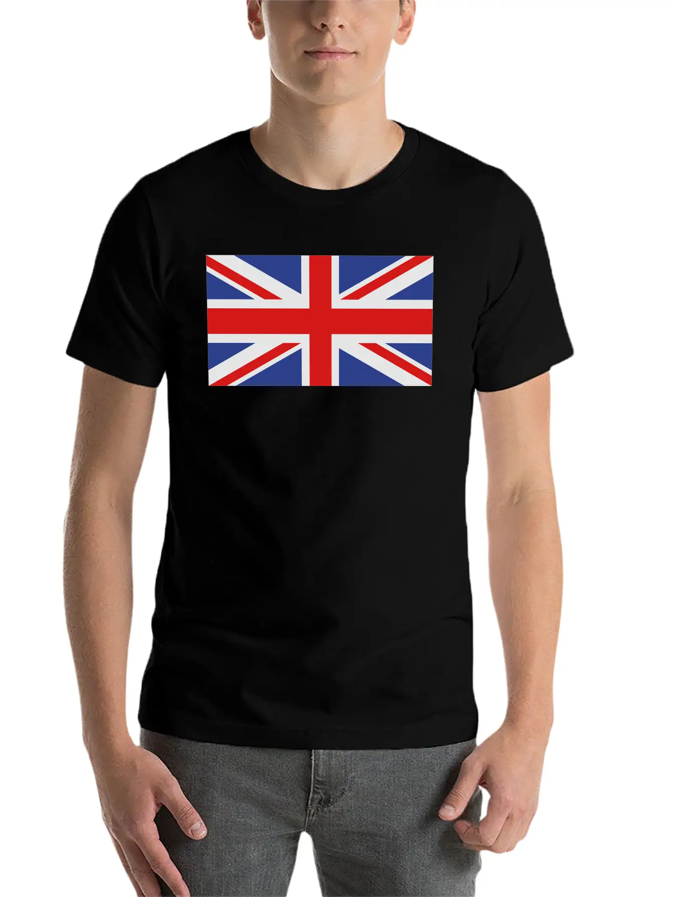 Uk Flag Lightweight Cotton T-Shirt – Daily Comfort Graphic Shirt