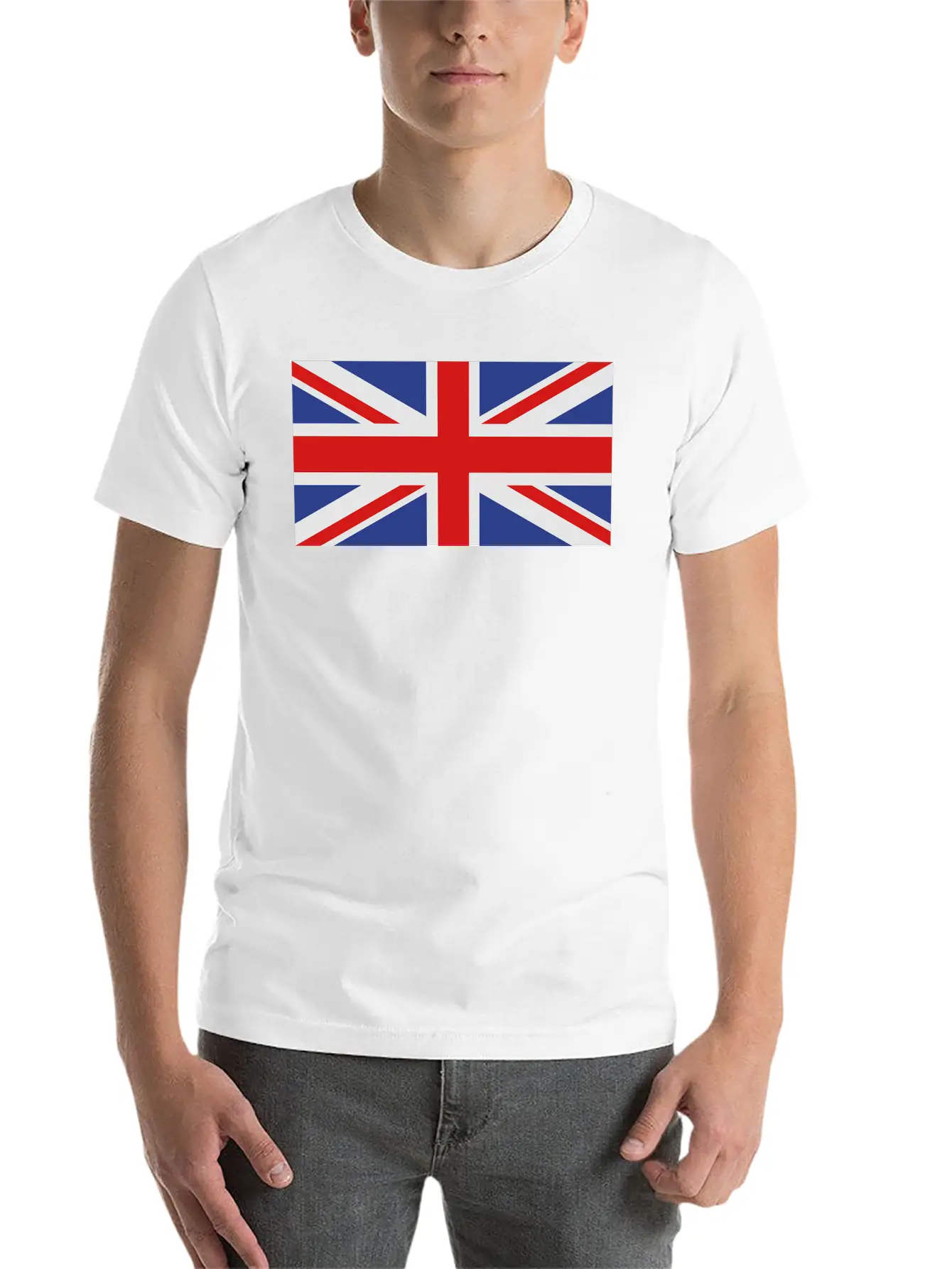Uk Flag Lightweight Cotton T-Shirt – Daily Comfort Graphic Shirt